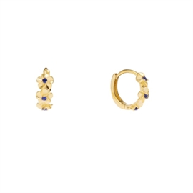 Pico Aster Crystal Hoops Midnight  hos parfumerihamoghende.dk 